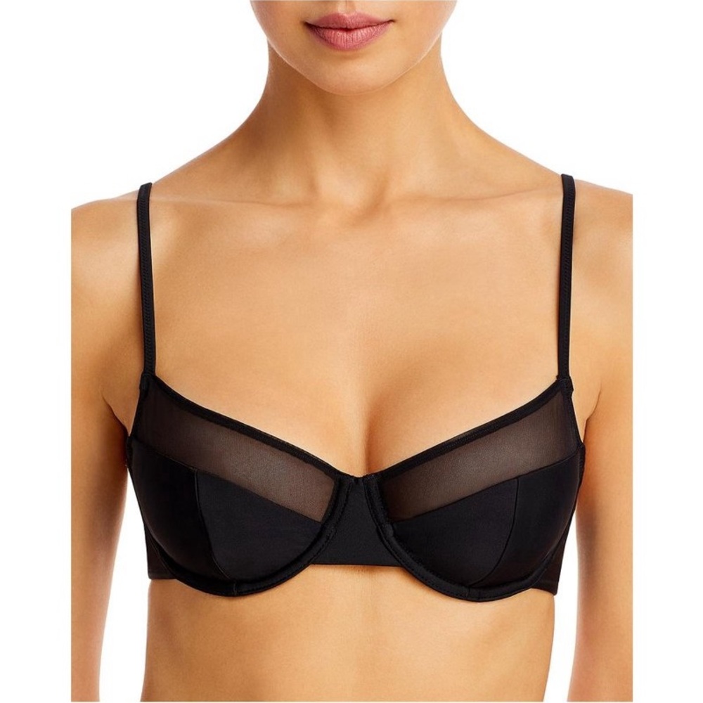 Solid & Striped Womens The Emily Solid Nylon Bikini Swim top - Medium